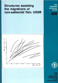 Structures Assisting the Migrations of Non-Salmonid Fish: USSR