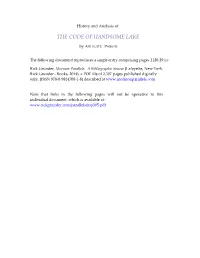 The Code of Handsome Lake