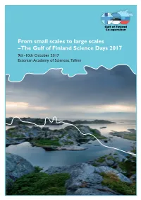 Abstracts of Science Days 2017