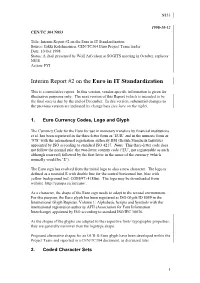 Interim Report #2 on the Euro in IT Standardization