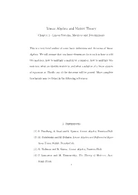 Linear Algebra and Matrix Theory