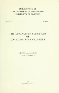 Publications of the David Dunlap Observatory- University of Toronto