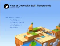 Hour of Code with Swift Playgrounds Facilitator Guide