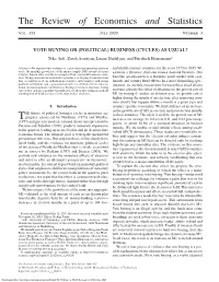 The Review of Economics and Statistics