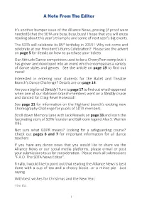 A Note from the Editor