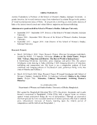 Aishika Chakraborty Aishika Chakraborty Is Professor of The