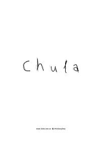 Chula Cocktail Menu.Pdf