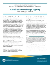 I-180/I-80 Interchange Signing Project