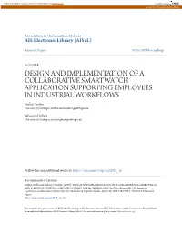 Design and Implementation of a Collaborative
