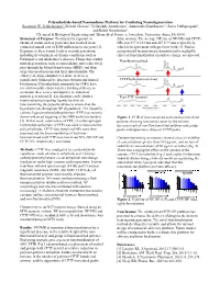 Polyanhydride-Based Nanomedicine Platform for Combating Neurodegeneration Benjamin W