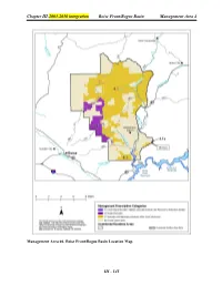 Boise Front/Bogus Basin Location Map
