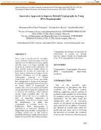 Innovative Approach to Improve Hybrid Cryptography by Using DNA Steganography
