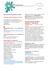 Newsletter December 2012 Stanthorpe Art Gallery