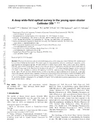 A Deep Wide-Field Optical Survey in the Young Open Cluster Collinder