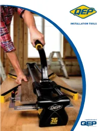 Installation Tools