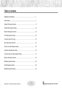 Table of Contents