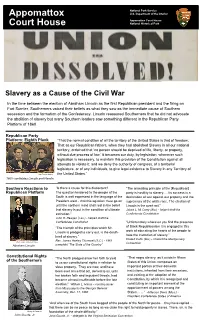 Union Dissolved