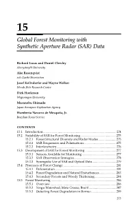 Global Forest Monitoring from Earth Observation