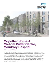 Mapother House & Michael Rutter Centre, Maudsley Hospital