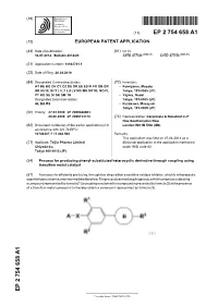 Process for Producing Phenyl-Substituted Heterocyclic Derivative Through Coupling Using Transition Metal Catalyst