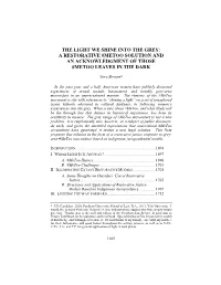 The Light We Shine Into the Grey: a Restorative #Metoo Solution and an Acknowledgment of Those #Metoo Leaves in the Dark