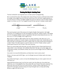 Floating Bait Rig for Catching Trout the Best Method for Catching Trout Here Is Known As the Floating Bait Rig