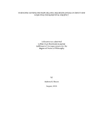 Hurricane Katrina and New Orleans: Discursive Spaces of Safety and Resulting Environmental Injustice