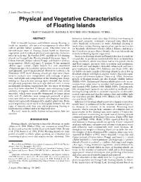 Physical and Vegetative Characteristics of Floating Islands