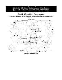 Cassiopeia a Monthly Sky Guide for the Beginning to Intermediate Amateur Astronomer Tom Trusock 06-Nov-2005