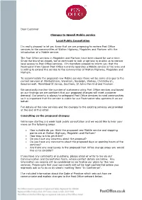 Dear Customer Changes to Upwell Mobile Service Local Public
