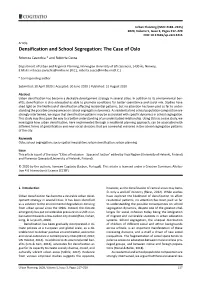 Densification and School Segregation: the Case of Oslo