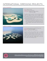 International Dredging Projects