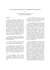 Lessons Learned from Analysis of the New Orleans Hurricane Protection System