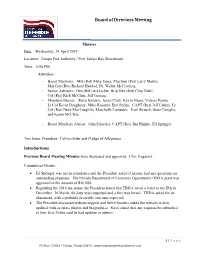 TBDA BOD 24 Apr 19