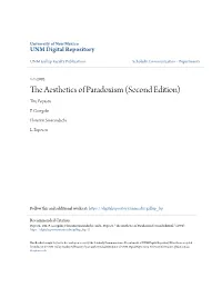 The Aesthetics of Paradoxism (Second Edition) Titu Popescu
