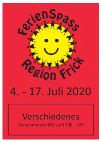 Wichtigste Infos in Kürze