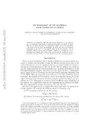 Arxiv:2010.00369V6 [Math.KT] 29 Jun 2021 H Uco Faeinzto Se[8 H II, Derived Simplicial Ch
