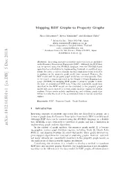 Mapping RDF Graphs to Property Graphs