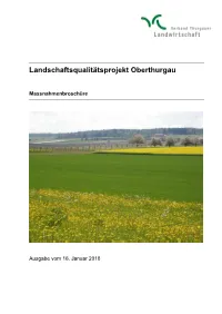 Massnahmenkatalog LQ-Oberthurgau