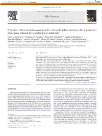 Protective Effects of Anthocyanins on the Ectonucleotidase Activity in the Impairment of Memory Induced by Scopolamine in Adult Rats