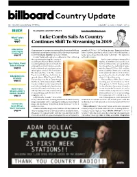 BILLBOARD COUNTRY UPDATE Tom.Roland@Billboard.Com