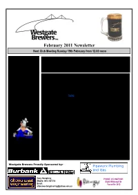 February 2011 Newsletter