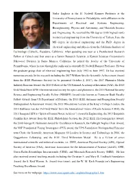 Nader Engheta Is the H. Nedwill Ramsey Professor At
