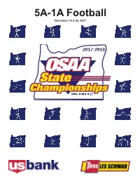 2017 OSAA 5A-1A Football Program
