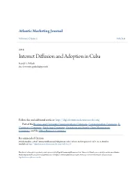 Internet Diffusion and Adoption in Cuba Randi L