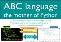 “It All Started with ABC, a Wonderful Teaching Language That I Had Helped Create in the Early Eighties