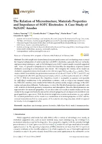 The Relation of Microstructure, Materials Properties and Impedance of SOFC Electrodes: a Case Study of Ni/GDC Anodes