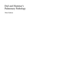 Dail and Hammar's Pulmonary Pathology