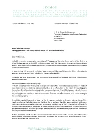 Our Ref. GB/AA/1654 Add. Info Charenton-Le-Pont, 6 October 2020
