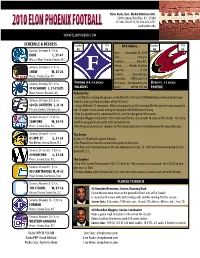 Schedule & Results